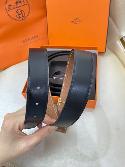 เข็มขัดHermes belt 32mm size80 สแตมป์R รูปที่ 10