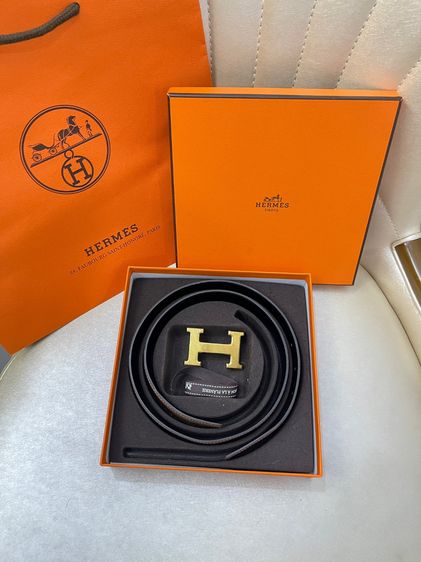 เข็มขัดHermes belt 32mm size80 สแตมป์R รูปที่ 5