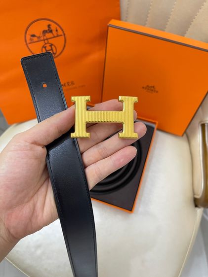 เข็มขัดHermes belt 32mm size80 สแตมป์R รูปที่ 3