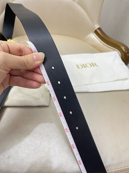 Dior belt 35mm size90 ปี2021 รูปที่ 5