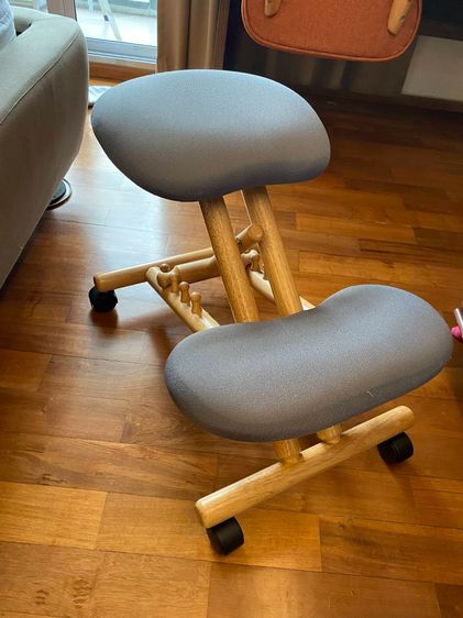 อื่นๆ อื่นๆ เทา เก้าอี้เพื่อสุขภาพพับได้ จากอเมริกา สภาพดี ใหม่