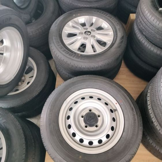 ล้อกระทะป้ายแดงขอบ15 ใส่วีโก้  รีโว่ 
ไฮลักซ์แชมป์ ซูซูกิแครี่  
 รูปที่ 6