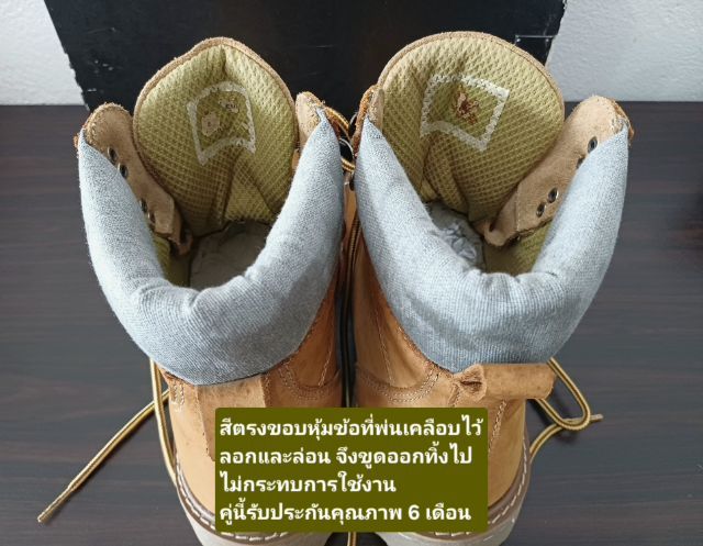 BROOKER Boots, Unisex 42EU(26.5cm) ของแท้ มือ 2 สภาพใกล้เคียงของใหม่, รองเท้า BROOKER หนังแท้ ไม่ผ่านการใช้งานมาก่อน มีตำหนิเล็กน้อย รูปที่ 6
