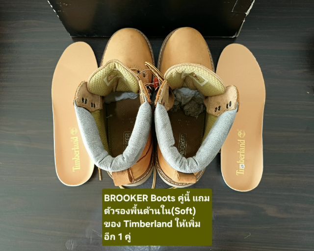 BROOKER Boots, Unisex 42EU(26.5cm) ของแท้ มือ 2 สภาพใกล้เคียงของใหม่, รองเท้า BROOKER หนังแท้ ไม่ผ่านการใช้งานมาก่อน มีตำหนิเล็กน้อย รูปที่ 17