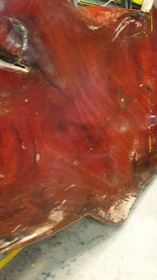 ไม้ประดู่ป่า ไม้แผ่นเดียว อายุร้อยปี หนาลายสวยสะกดตา รูปที่ 7