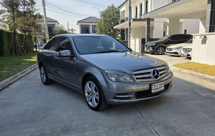 Mercedes-Benz C-Class 2010 C200 CGI Sedan เบนซิน ไม่ติดแก๊ส เกียร์อัตโนมัติ เทา รูปที่ 2