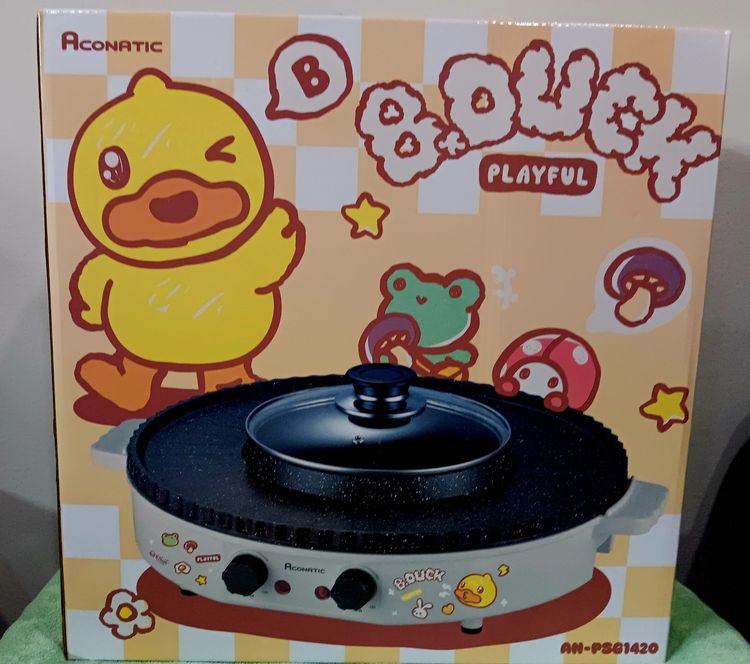 เตาปิ้งย่างพร้อมหม้อชาบู Aconatic B-Duck รุ่น AN-PSG1420  รูปที่ 2