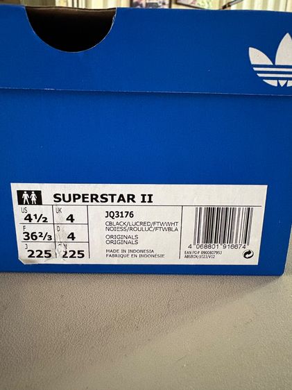 ขายรองเท้า  Adidas SUPERSTAR II สภาพใหม่มาก รูปที่ 3