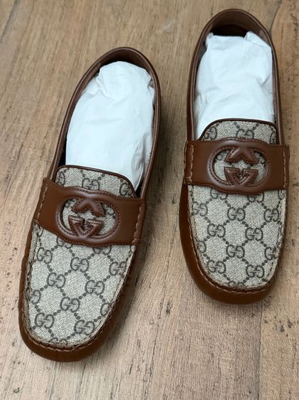 Gucci มอคคาซิน มือ 1 size 26cm  รูปที่ 6