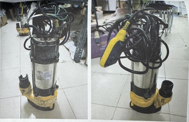 ปั๊มจุ่ม ยี่ห้อ LUCKY PRO LP-V 750F 750W ท่อน้ำขนาด 2" มี 3 ตัว