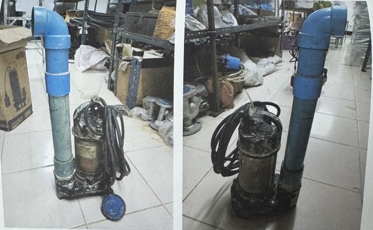 ปั๊มจุ่ม ยี่ห้อ LUCKY PRO LP-V 750F 750W ท่อน้ำขนาด 2" มี 3 ตัว รูปที่ 2