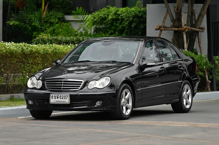 รถ Mercedes-Benz C-Class C230 Kompressor สี ดำ