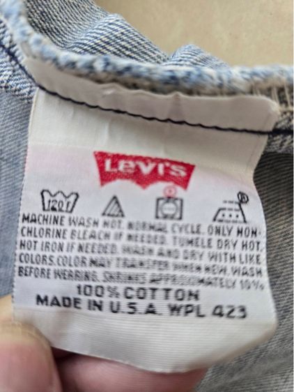 กางเกงยีนส์ Levi’s 501 red loop แท้ มือสอง รูปที่ 7