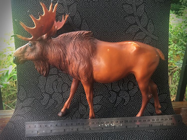 รูปหล่อไฟเบอร์กลาส กวางมูสจากอเมริกาเหมือนมาก สำหรับตั้งโชว์ รูปที่ 7
