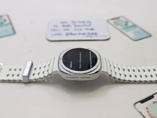 ขาย เทิร์น Samsung Galaxy Watch Ultra 47MM LTE ศูนย์ไทย มีตัวเรือน และสายชาร์จแท้ เพียง 6,290 บาท พอครับ 
 รูปที่ 4