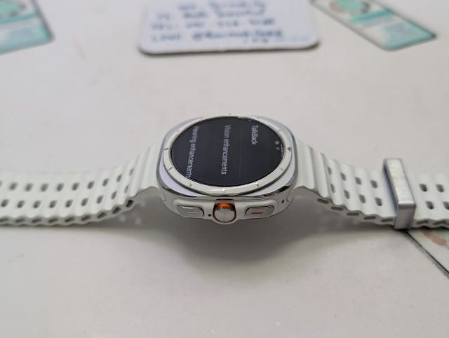 ขาย เทิร์น Samsung Galaxy Watch Ultra 47MM LTE ศูนย์ไทย มีตัวเรือน และสายชาร์จแท้ เพียง 6,290 บาท พอครับ 
 รูปที่ 2