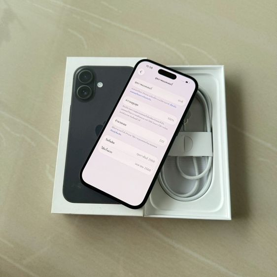 iPhone 16 128g สีดำ สภาพสวยมาก รูปที่ 5