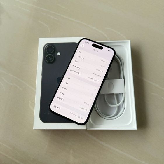 iPhone 16 128g สีดำ สภาพสวยมาก รูปที่ 3