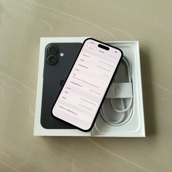iPhone 16 128g สีดำ สภาพสวยมาก รูปที่ 4