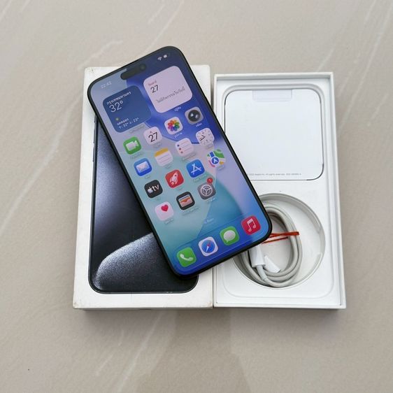 iPhone 15 Pro Max 256g สีบลู สภาพสวยมาก รูปที่ 2
