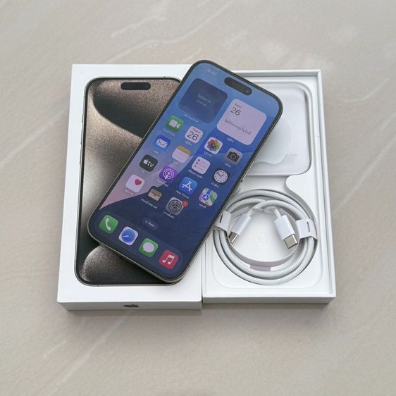 iPhone 15 Pro 256g สีธรรมชาติ สภาพสวยมาก รูปที่ 2