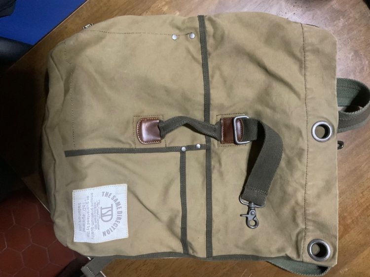 เป้เดินทางแบบถุงทะเล วินเทจ รูปที่ 3