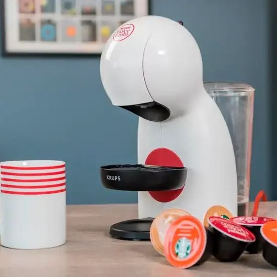 Krups Nescafe Dolce Gusto (NDG) เครื่องชงกาแฟชนิดแคปซูล Piccolo XS KP1A0166 -White เครื่องชงกาแฟแคปซูล