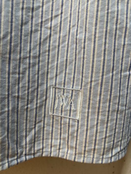เสื้อเชิ้ต Uniqlo x JW Anderson สีฟ้า รูปที่ 4