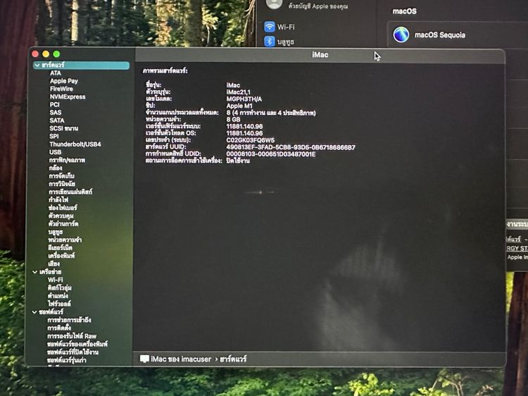 iMac 2021 M1 8GB 256GB SSD 24“ Green รูปที่ 4