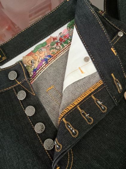 กางเกงยีนส์ ผ้าดิบ 16 ออนซ์ ริมแดง รุ่น"Taiger saming" รูปที่ 5