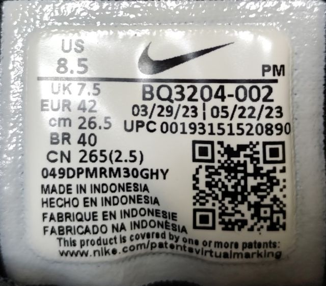Nike Zoom Pegasus 42.0 26.5 แท้ มือสอง  รูปที่ 9