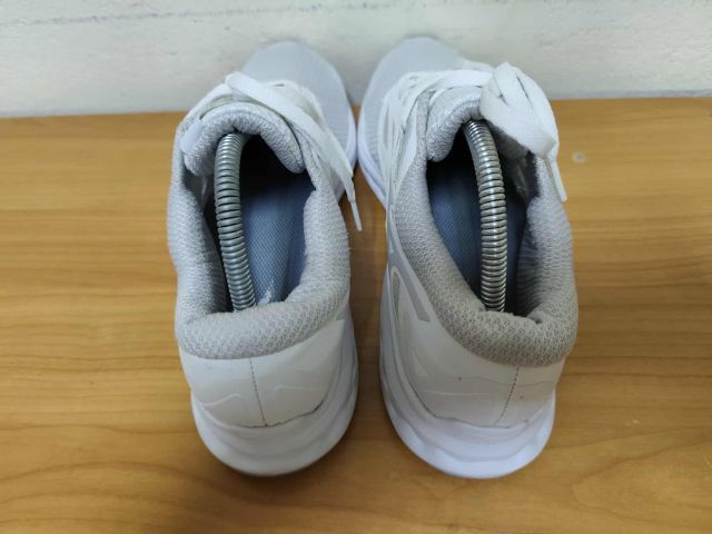 Mizuno ขาวล้วน 41.0 26.5 แท้ มือสอง รูปที่ 12