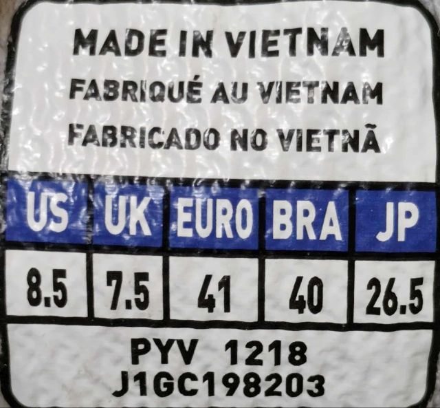 Mizuno ขาวล้วน 41.0 26.5 แท้ มือสอง รูปที่ 6