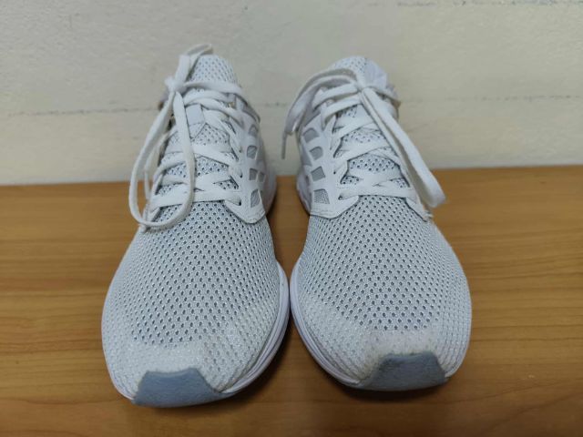 Mizuno ขาวล้วน 41.0 26.5 แท้ มือสอง รูปที่ 7