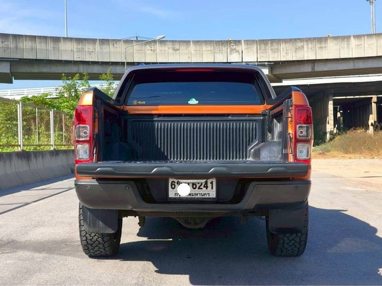 Ford Ranger 2017 3.2 Wildtrak 4WD Pickup ดีเซล ไม่ติดแก๊ส เกียร์อัตโนมัติ ส้ม รูปที่ 3