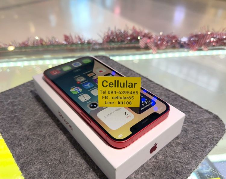 iPhone 12 64GB Red สภาพสวย เครื่องไทย ครบกล่อง รูปที่ 6