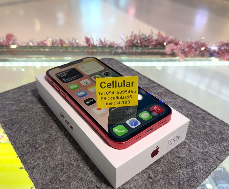 iPhone 12 64GB Red สภาพสวย เครื่องไทย ครบกล่อง รูปที่ 4