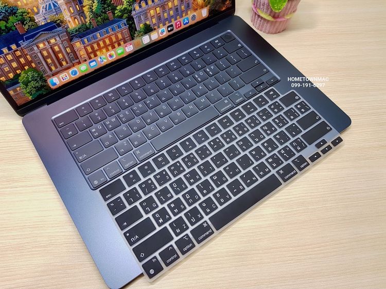 MacbookAir (Retina15-inch, 2025) M4 10-Core CPU 10-Core GPU SSD 256Gb Ram 16Gb สี Midnight ใช้น้อย ประกันยาวข้ามปี รูปที่ 9