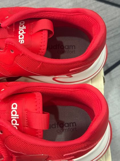 Adidas Neo Roamer Running Shoes White Solar Red FY6697 รูปที่ 4