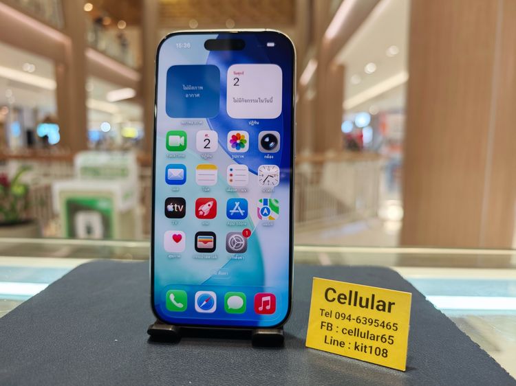 (ติดจอง)iPhone 16 Pro 128GB Batt100 สภาพสวย เครื่องไทย รูปที่ 2