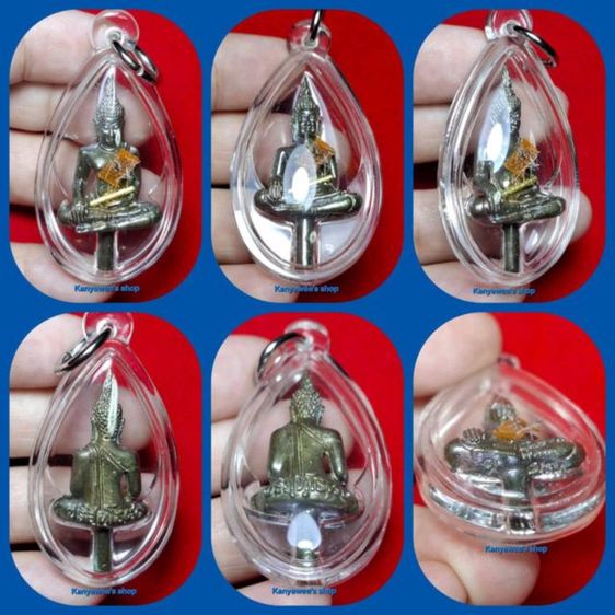 พsะยอดธงปริสุทโธ๘o หลวงพ่อคูณ ปริสุทโธ รุ่น ปริสุทโธ๘o  ปี 2540 เนื้อนวโลหะติดตะกsุดทองคำ,จีวร พร้อมกรอบเลี่ยม รูปที่ 7