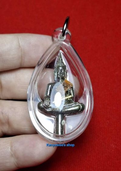 พsะยอดธงปริสุทโธ๘o หลวงพ่อคูณ ปริสุทโธ รุ่น ปริสุทโธ๘o  ปี 2540 เนื้อนวโลหะติดตะกsุดทองคำ,จีวร พร้อมกรอบเลี่ยม รูปที่ 9