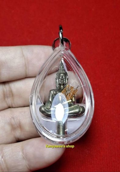 พsะยอดธงปริสุทโธ๘o หลวงพ่อคูณ ปริสุทโธ รุ่น ปริสุทโธ๘o  ปี 2540 เนื้อนวโลหะติดตะกsุดทองคำ,จีวร พร้อมกรอบเลี่ยม รูปที่ 3