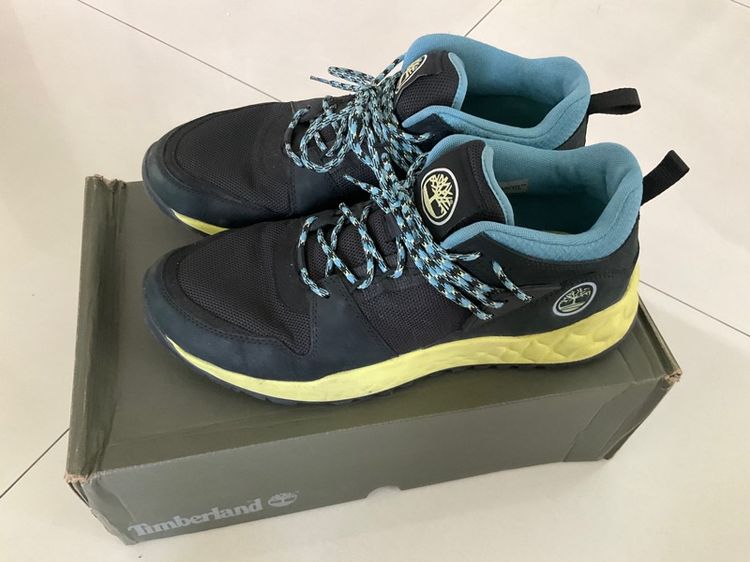 รองเท้า timberland solar wave low blk nubuck wbr green รูปที่ 7