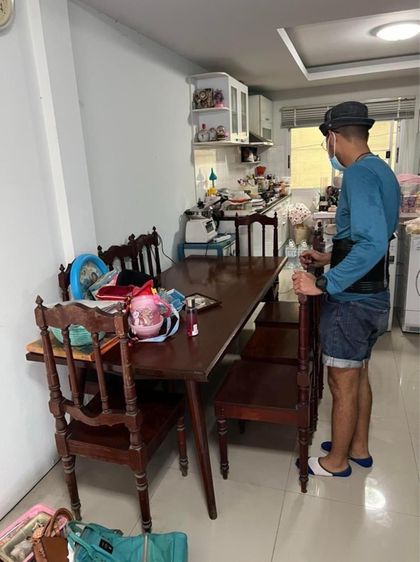 รับซื้อโต๊ะกินข้าวมือสองไม้สักไม้มะค่าไม้ประดู่ รูปที่ 6