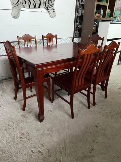 รับซื้อโต๊ะกินข้าวมือสองไม้สักไม้มะค่าไม้ประดู่ รูปที่ 3