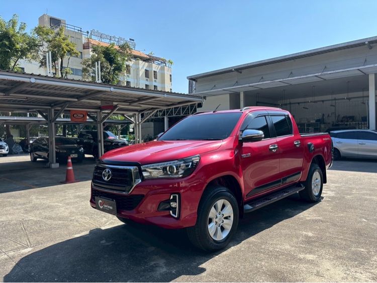 Toyota Hilux Revo 2018 2.4 Prerunner E Plus Pickup ดีเซล ไม่ติดแก๊ส เกียร์อัตโนมัติ แดง รูปที่ 2
