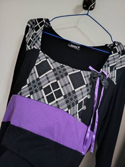 เสื้อแขนยาวดำม่วง รูปที่ 3