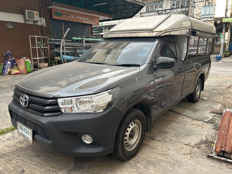 Toyota Hilux Revo 2016 2.7 J Plus Pickup เบนซิน LPG เกียร์ธรรมดา เทา รูปที่ 3