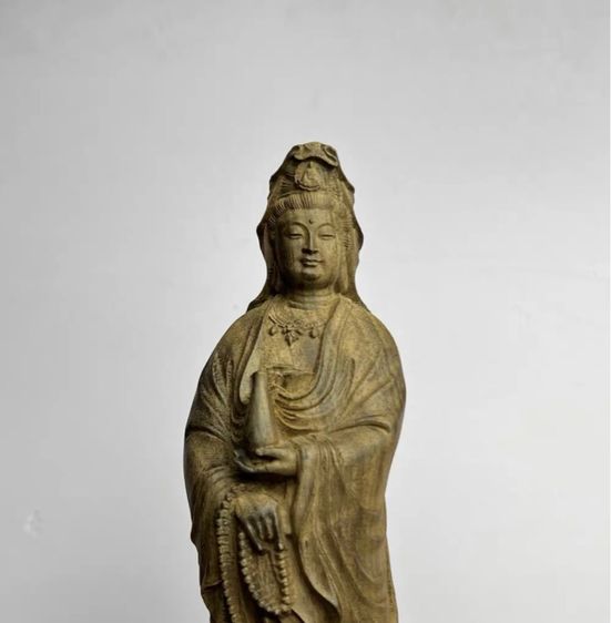 ✨รูปแกะสลักไม้พระโพธิสัตว์กวนอิม (เจ้าแม่กวนอิม)  รูปที่ 4